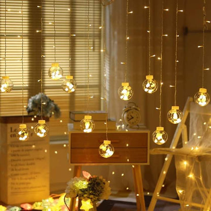 Wishing ball curtain light