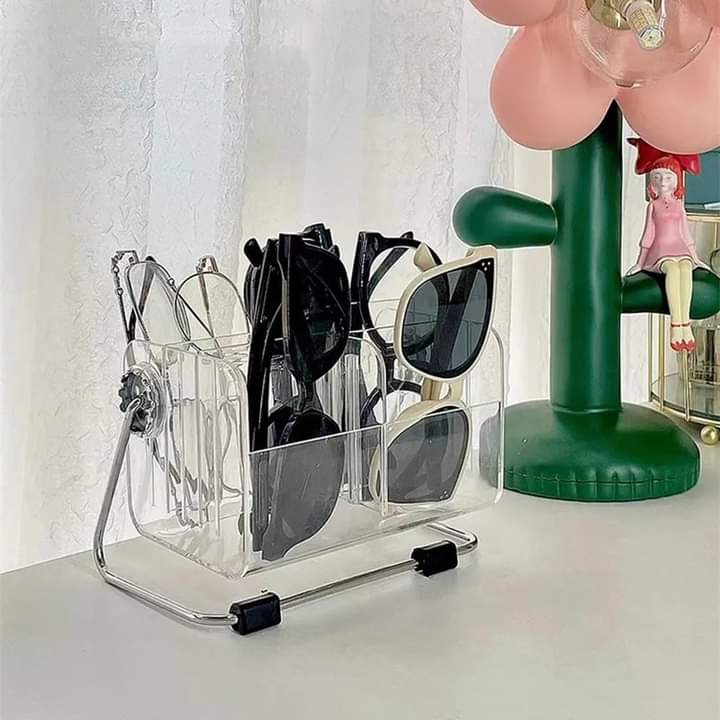 Acrylic 6 Grid Remote And Multipurpose Stand