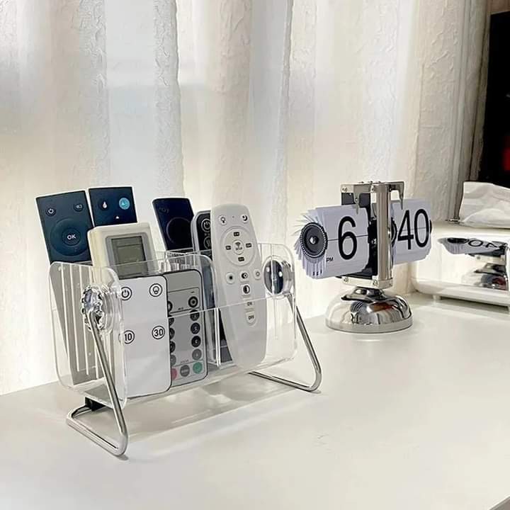 Acrylic 6 Grid Remote And Multipurpose Stand