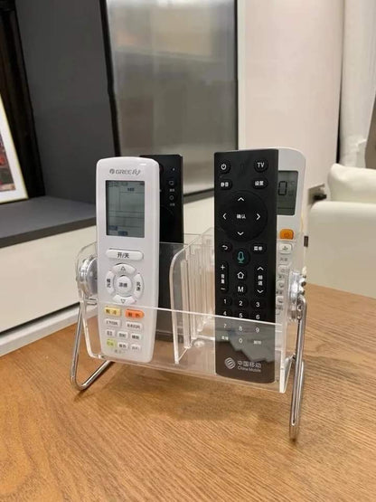 Acrylic 6 Grid Remote And Multipurpose Stand
