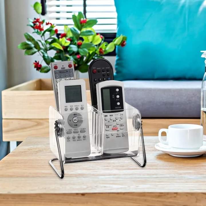 Acrylic 6 Grid Remote And Multipurpose Stand