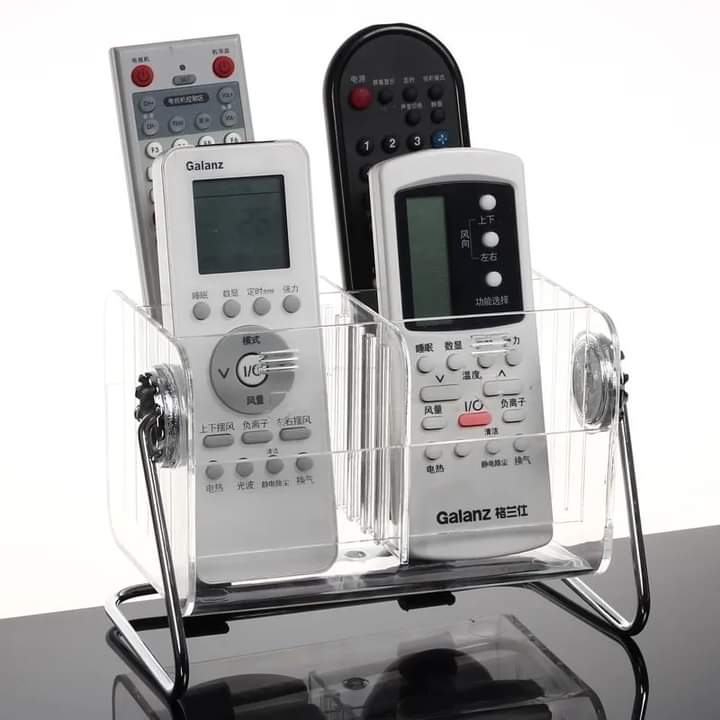 Acrylic 6 Grid Remote And Multipurpose Stand