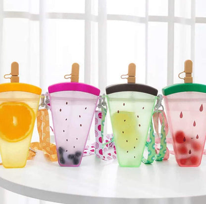 Stick ice cream shape water bottle