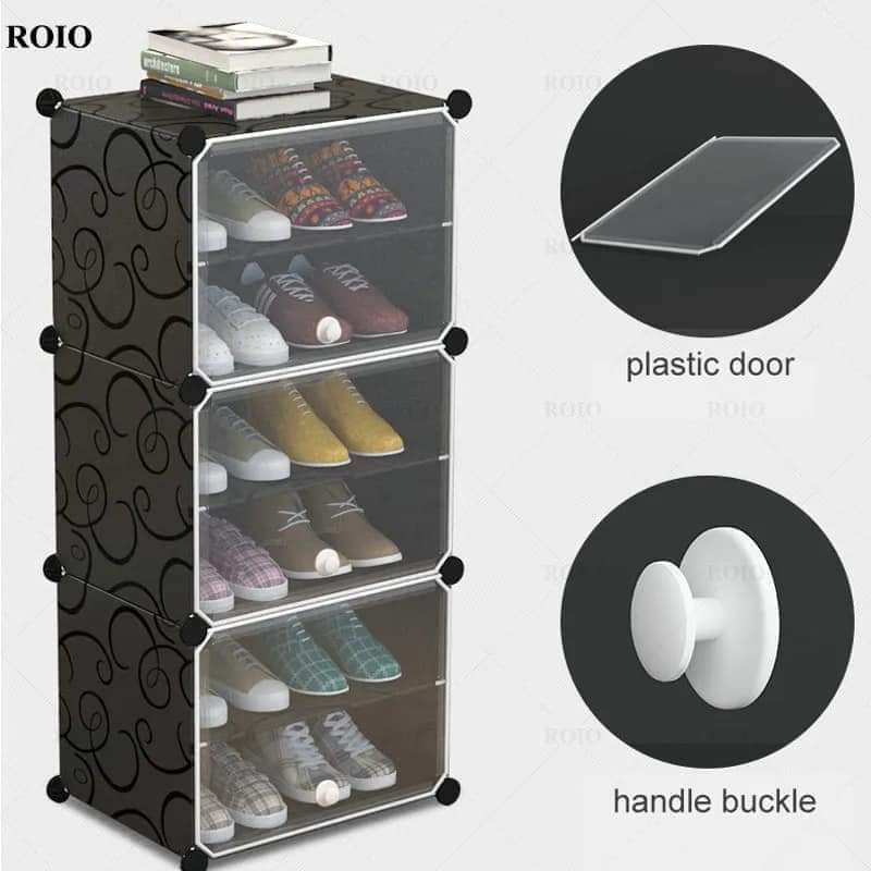 Attachable Cube Cabinets & Shoes Rack