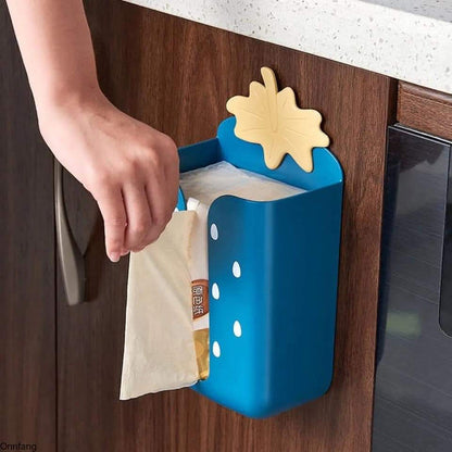 Maple leaf look wall mounted tissue holder