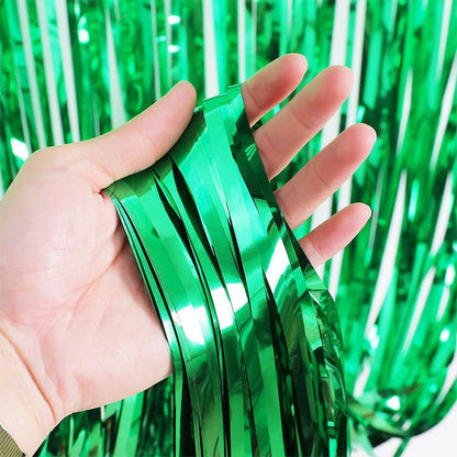 Foil curtain in different colors
