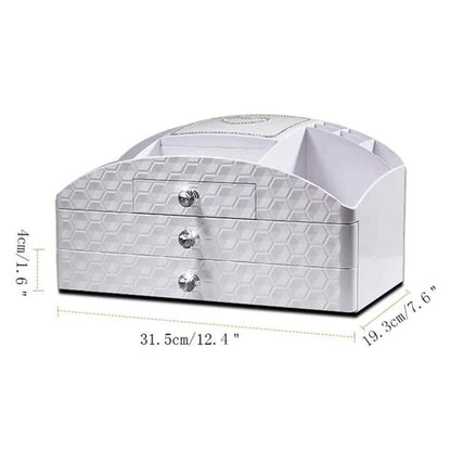 Jwellery plus cosmetic organizer