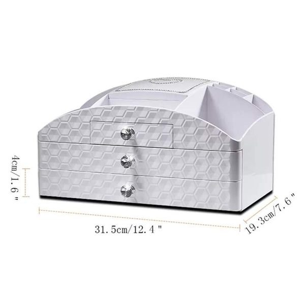 Jwellery plus cosmetic organizer