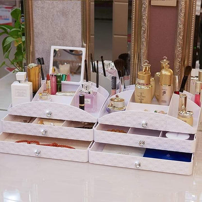 Jwellery plus cosmetic organizer
