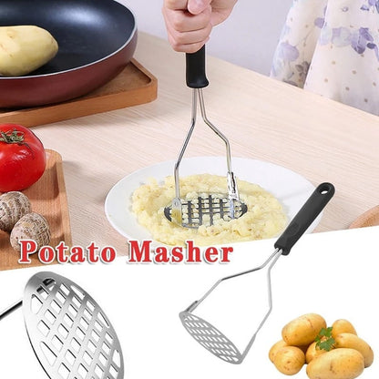Manual potatoes and garlic masher