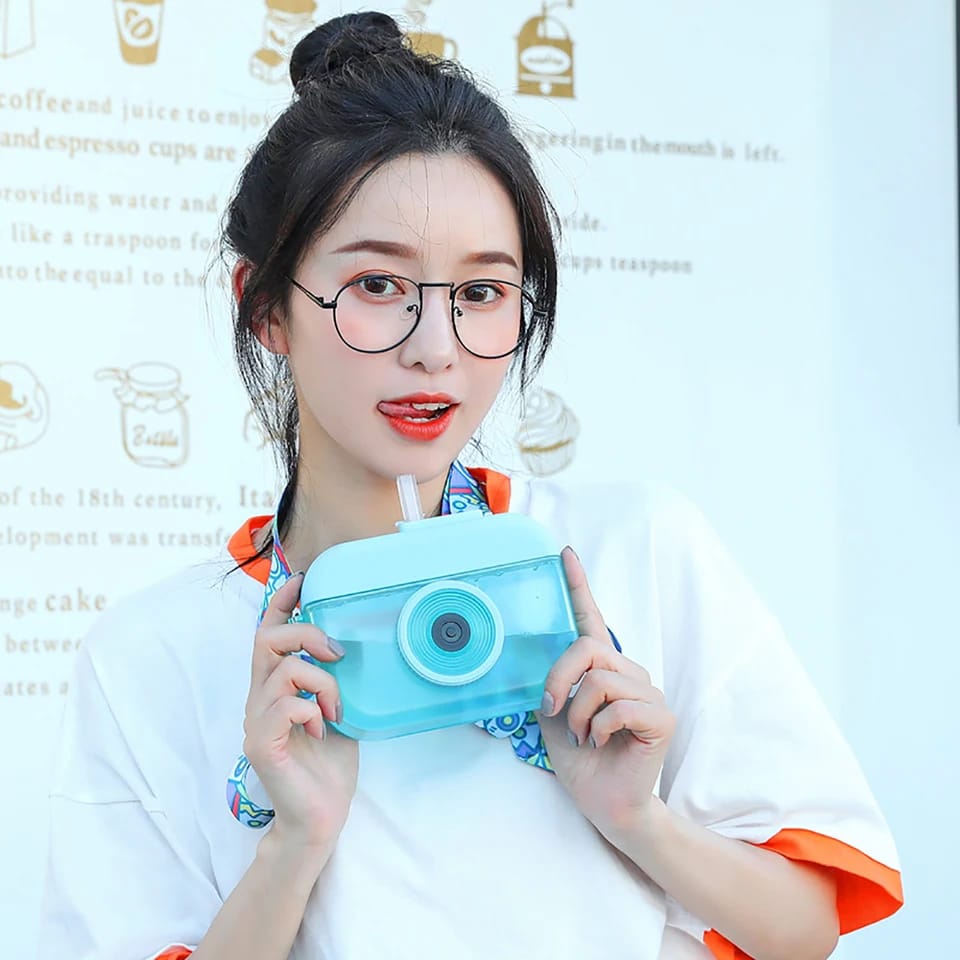 Camera Shape Watter Bottle 400ML Capacity