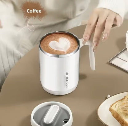 Stainless Steel Insulated Coffee Mug with Handle
