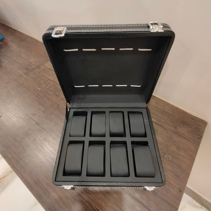Premium Quality 8 grid PU leather watch display box or watch organizer