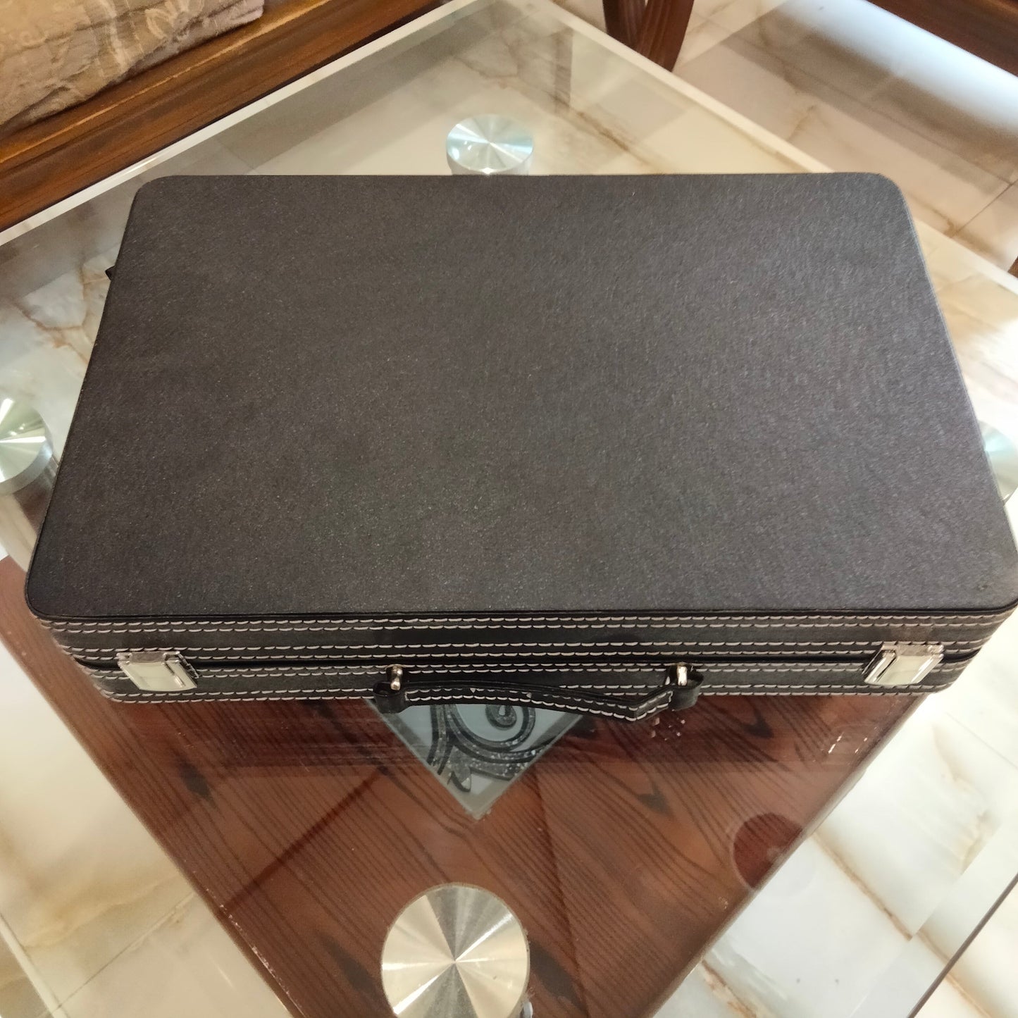 Premium Quality 12 grid PU leather watch display box or watch organizer