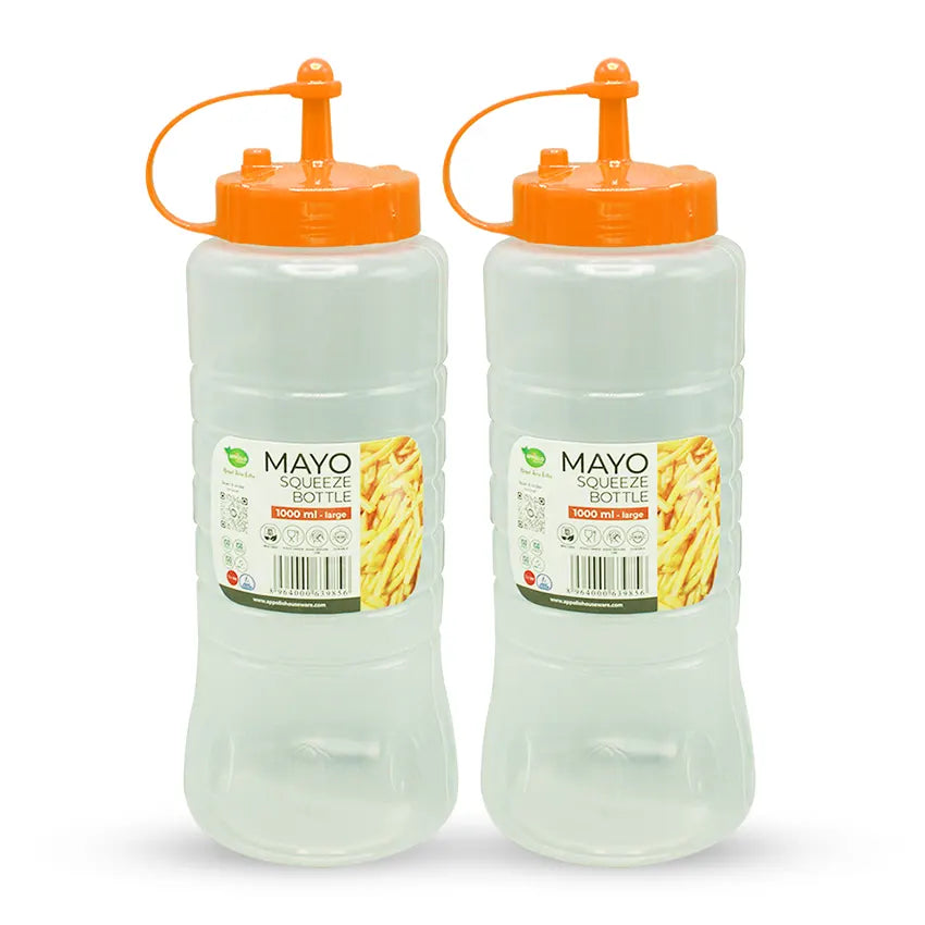 Mayo Squeeze Bottle Medium - (600ml) Orange