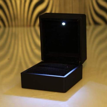 Ring box with led light