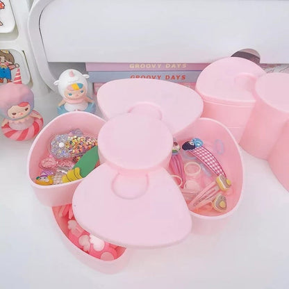 Bow shape storage box