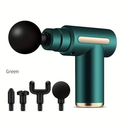 Rechargeable Deep Relief Massage Gun Full Body Pain Therapy for Men & Women