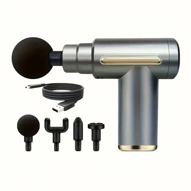 Rechargeable Deep Relief Massage Gun Full Body Pain Therapy for Men & Women