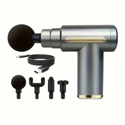 Rechargeable Deep Relief Massage Gun Full Body Pain Therapy for Men & Women