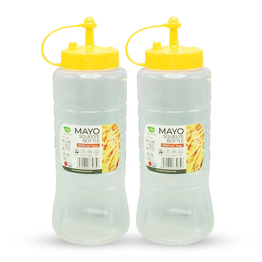 Mayo Squeeze Bottle Medium - (600ml) Yellow