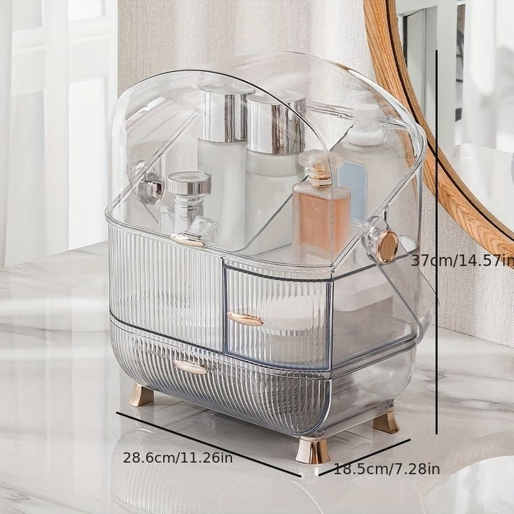 Luxury Acrylic Large Capacity Dressing Table Organizer (Box Packing)