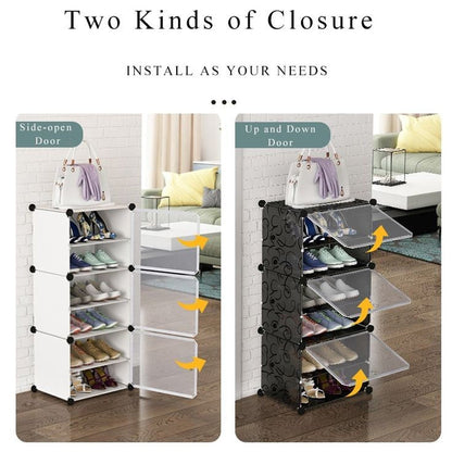 Attachable Cube Cabinets & Shoes Rack