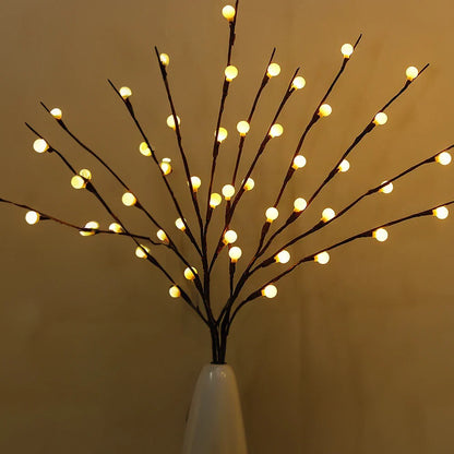 20 Led branch light - Cherry - Rose flower branch light