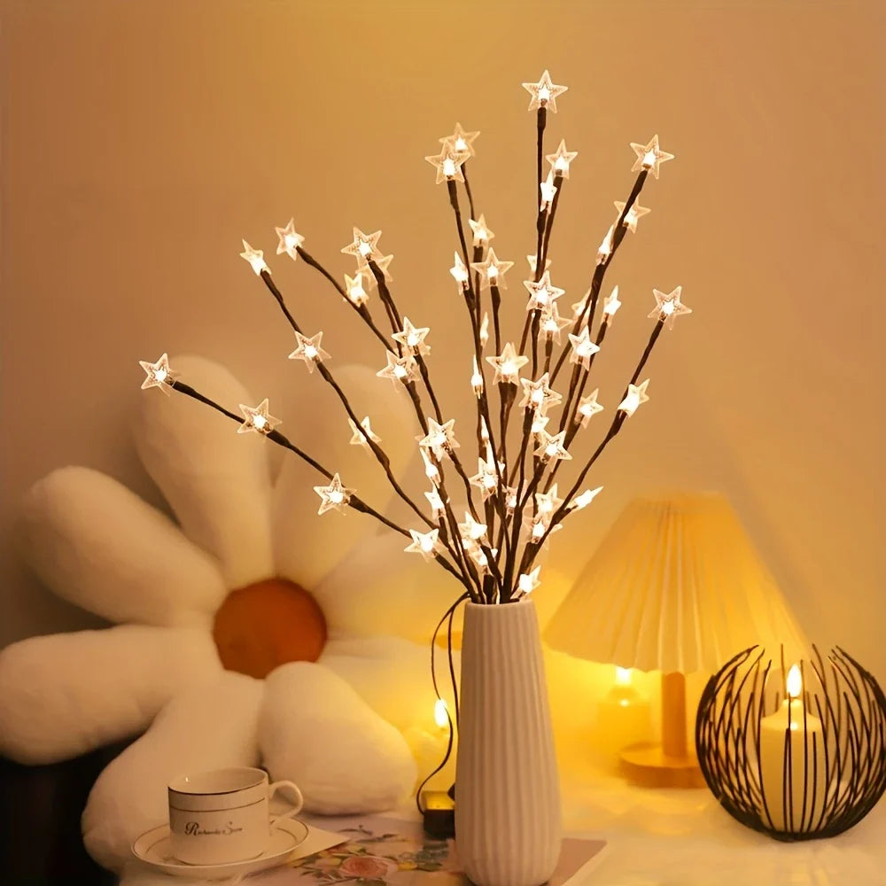 20 Led branch light - Cherry - Rose flower branch light