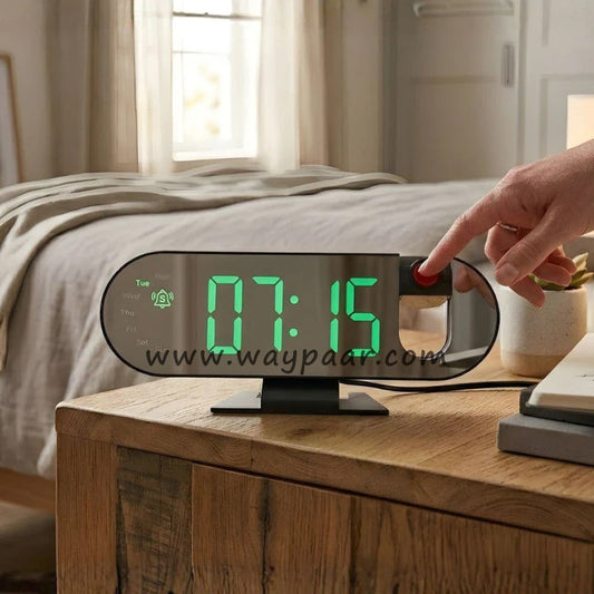 Modern LED Digital Alarm Table Clock – Large Display Desk Clock