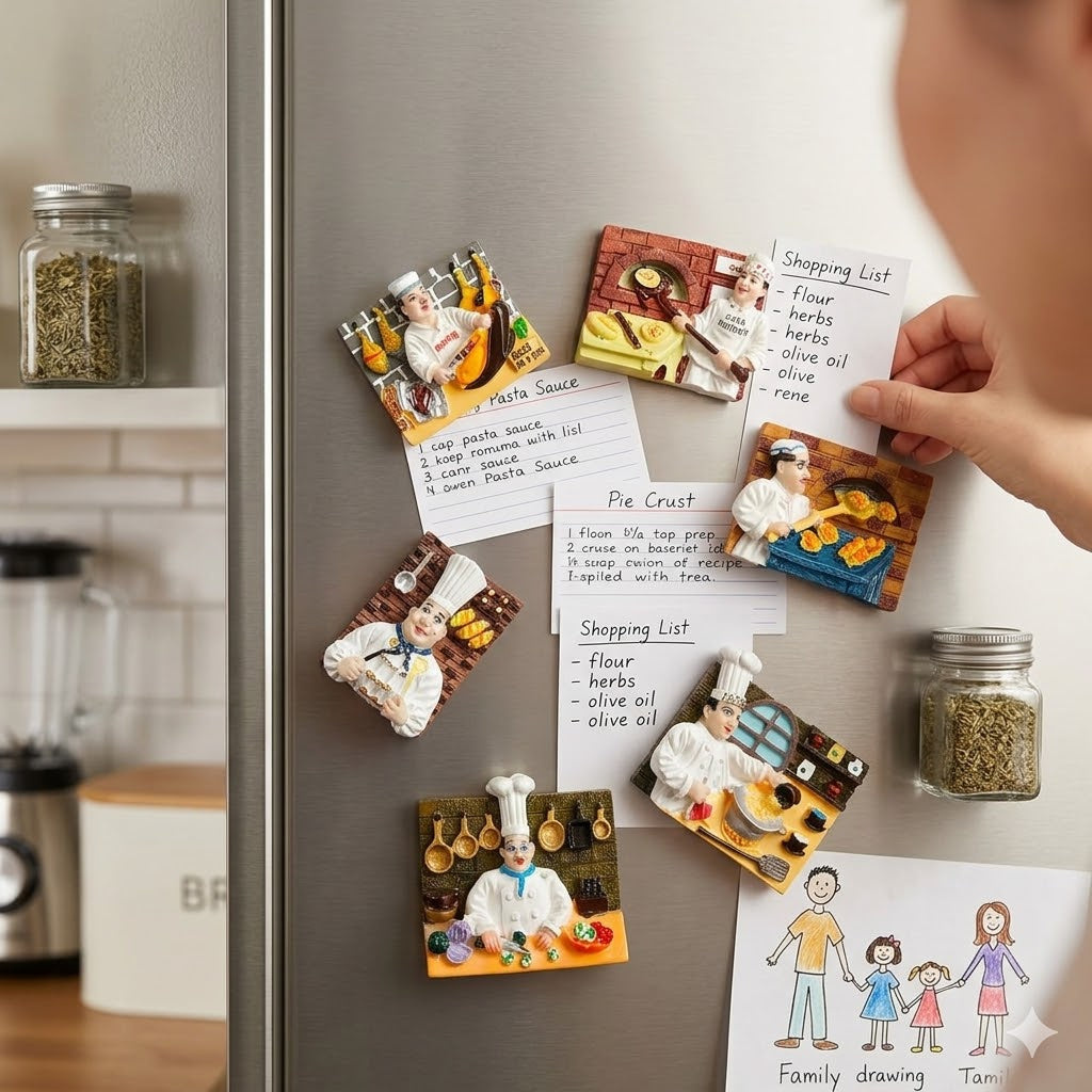 Strong Refrigerator Magnets – Multi-Purpose Fridge Magnets for Notes
