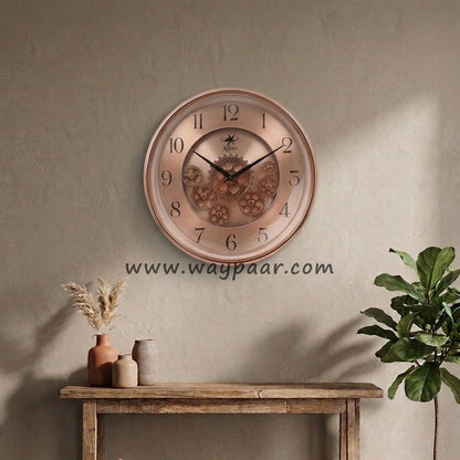 16-Inch Premium Imported Moving Gear Wall Clock – Ultra-Durable Quartz Machine