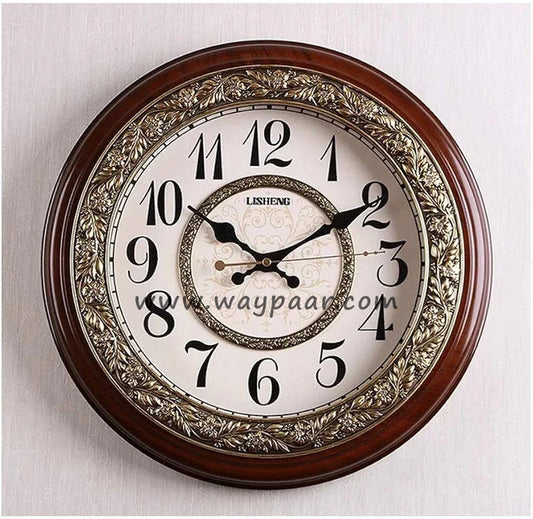 Lisheng Modern Art Silent Wall Clock – Creative Living Room & Bedroom Decor