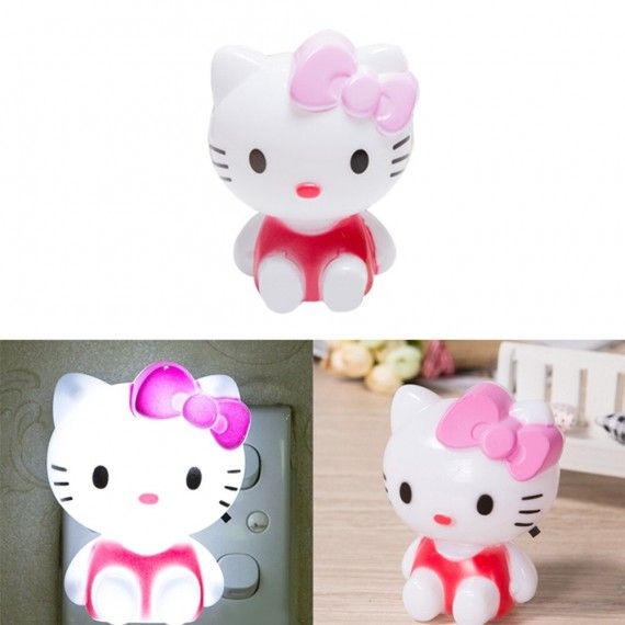 Hello Kitty Electric Night Lamp – Cute LED Bedside Light for Kids Room & Nursery