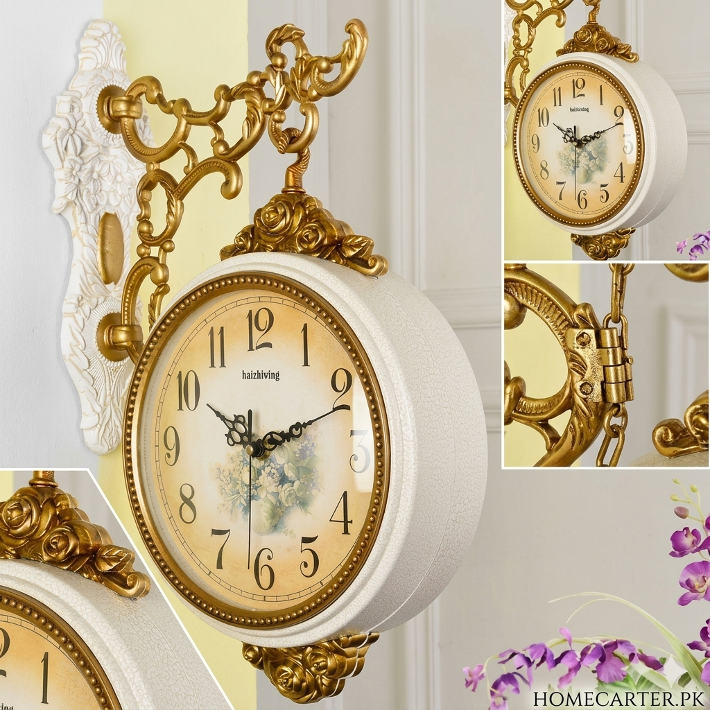 Hyzxing Dual sided wallclock
