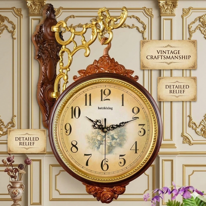 Hyzxing Dual sided wallclock