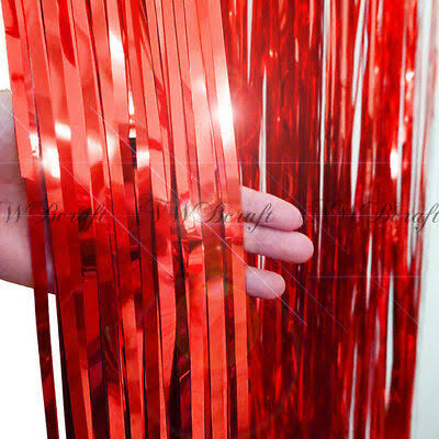 Foil curtain in different colors