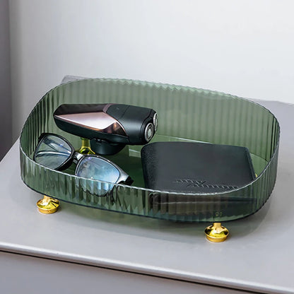 Clear Desktop Acrylic Cosmetics Storage Tray