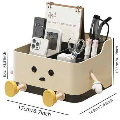 Cute Cartoon Style Desktop Storage Box