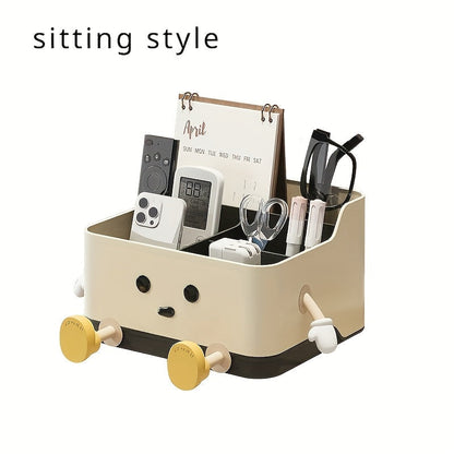Cute Cartoon Style Desktop Storage Box