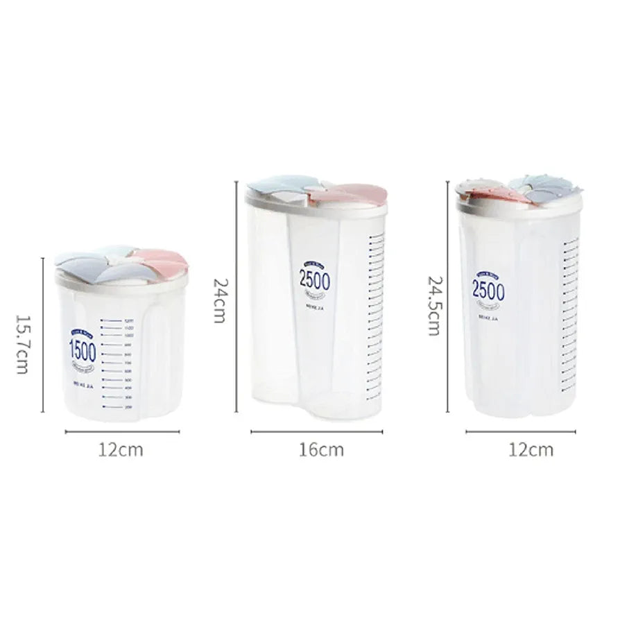 4 Grid Food Storage Container