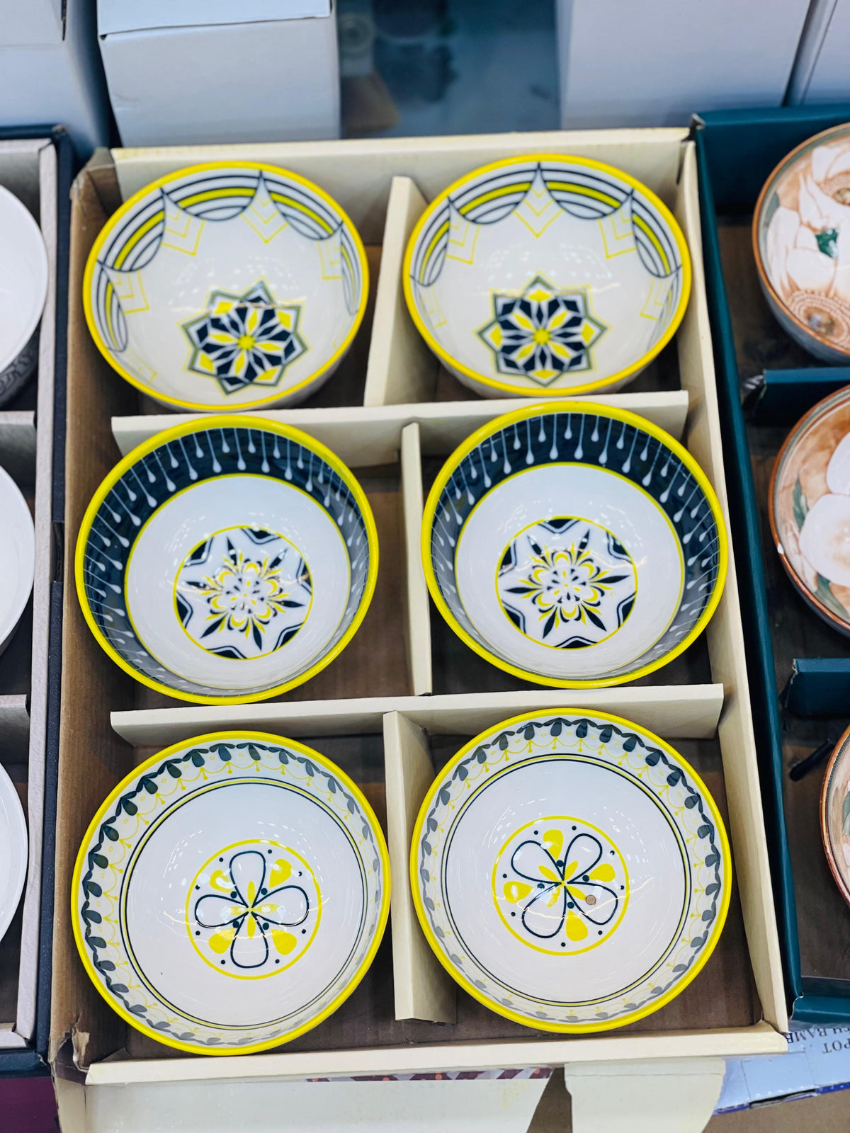 Creative Ceramic Porcelain Bowl Set (Box Packing)