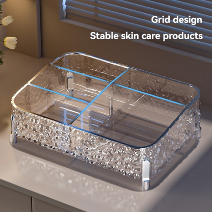 Acrylic Glacier Style Makeup Organizer