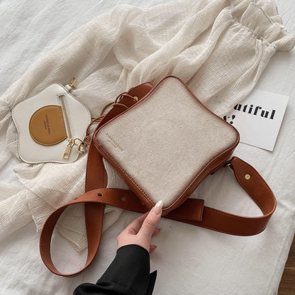 Unique Egg And Bread Shape Women Crossbody Bag