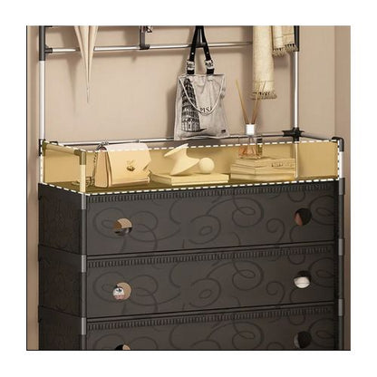 Dust-Proof Stylish Multifunctional Coat & Shoe Rack