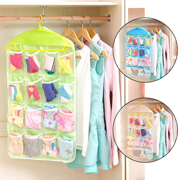 16 pocket hanging item organizer