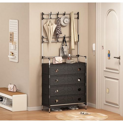 Dust-Proof Stylish Multifunctional Coat & Shoe Rack