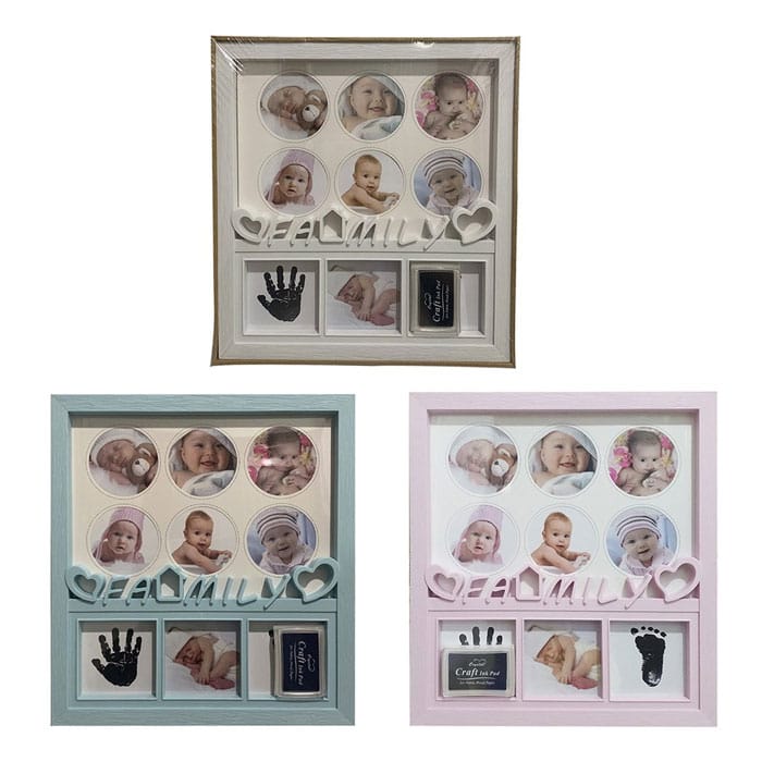New Born Baby Photos Frame (Plastic)
