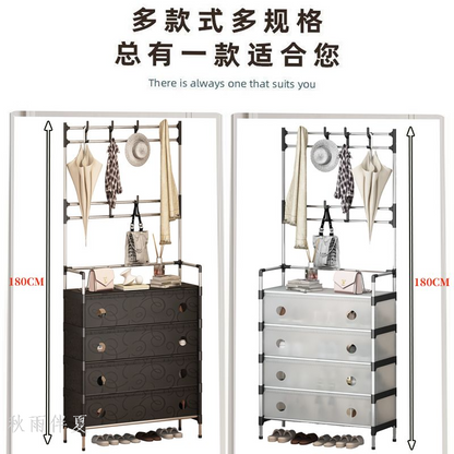 Dust-Proof Stylish Multifunctional Coat & Shoe Rack