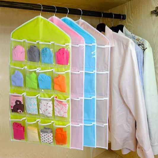 16 pocket hanging item organizer